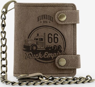 KLONDIKE 1896 Wallet 'Tim Truck' in Brown: front