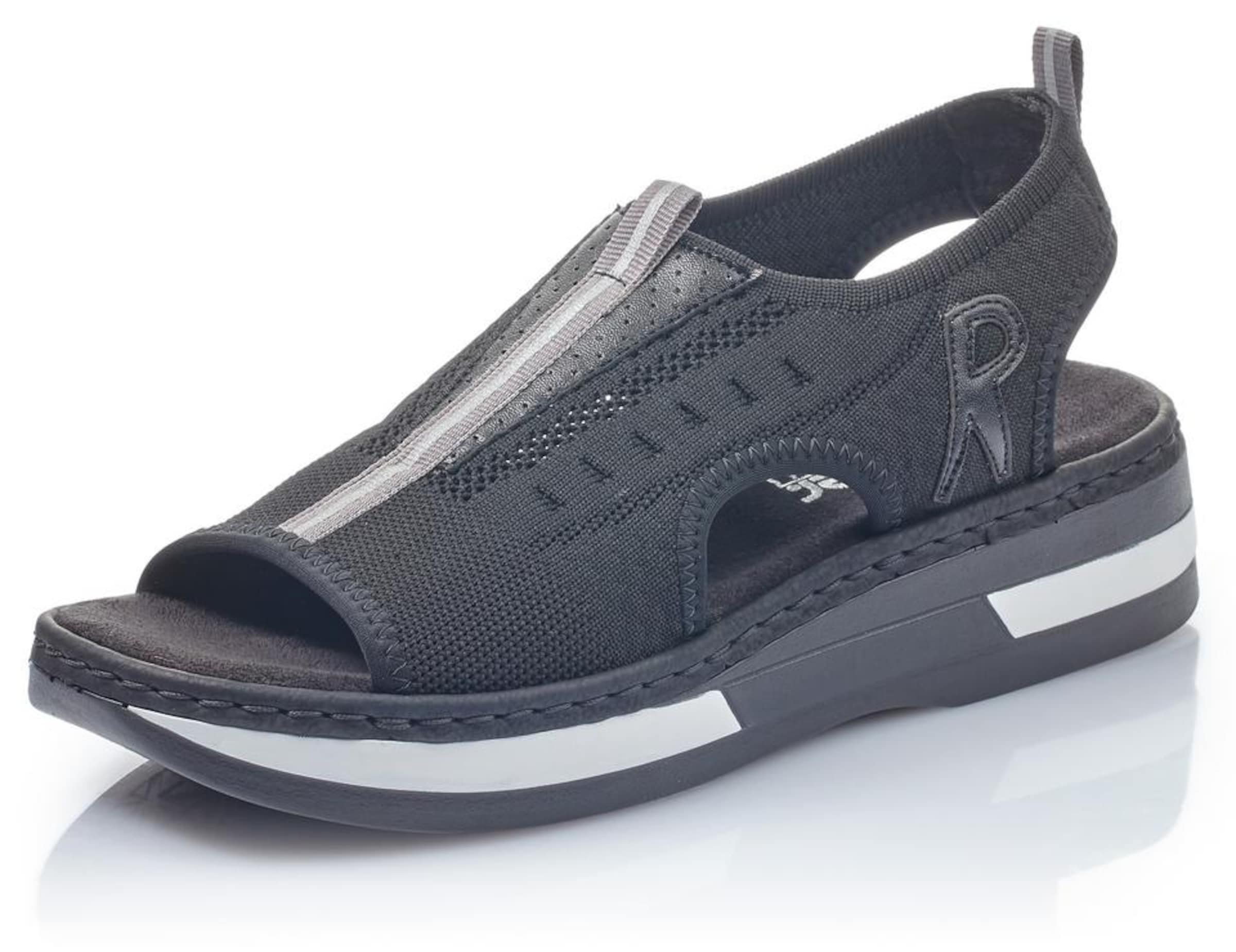 Rieker Sandals in Grey: front