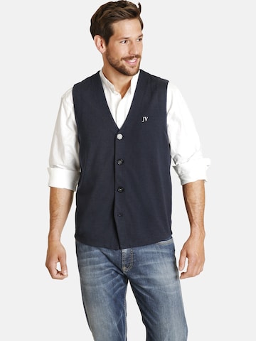 Jan Vanderstorm Comfort Fit Sakko mit Weste 'Holmstein' in Blau