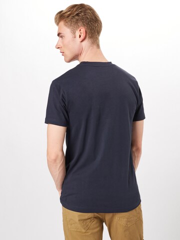 T-Shirt Mister Tee en bleu : derrière