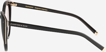 Kapten & Son Okulary przeciwsłoneczne 'Manhattan All Black' w kolorze czarny