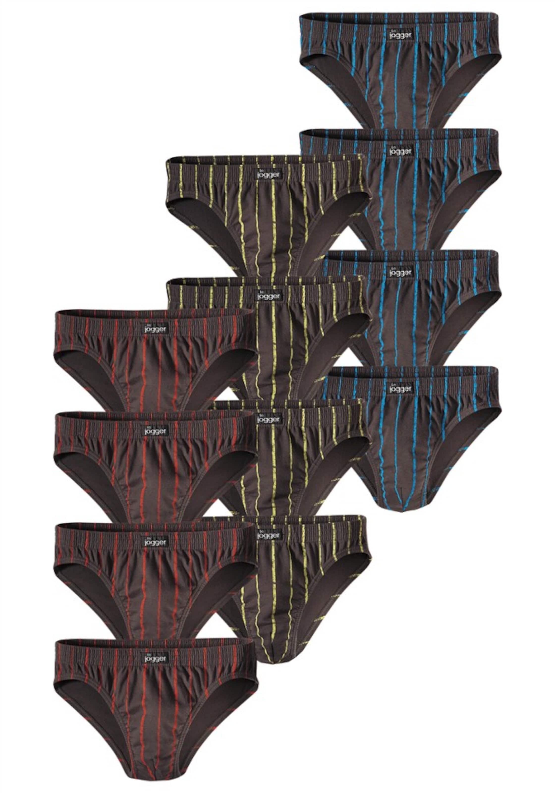 LE JOGGER Slip in Schwarz: Vorderseite