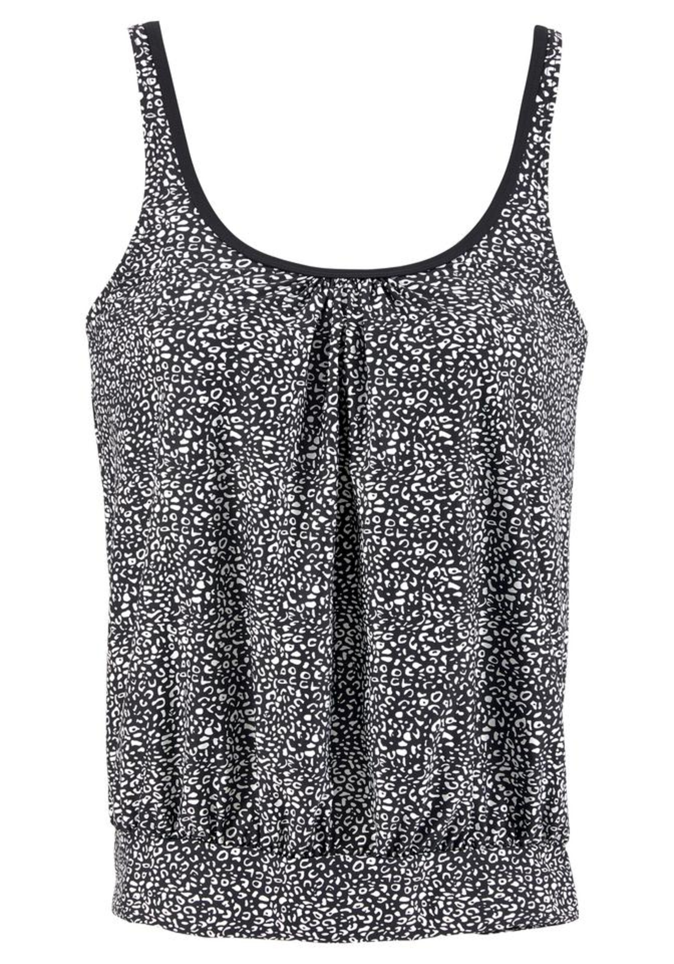 LASCANA - Tankini-Top 'Leo' in schwarz