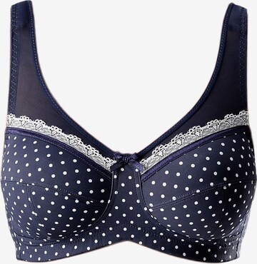 NUANCE T-shirt Minimizer in Blauw: voorkant