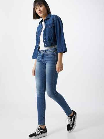 REPLAY Skinny Jeans in Blau