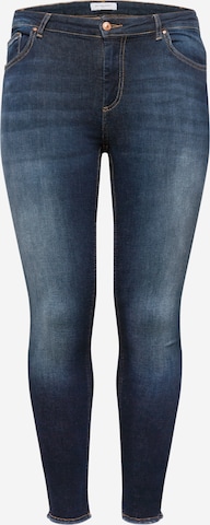 ONLY Carmakoma Skinny Jeans 'Willy' i blå: forside