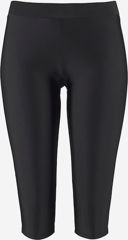 LASCANA Skinny Bade-Capri in Schwarz: predná strana