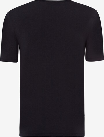 Hanro T-Shirt 'Natural Function' in Schwarz