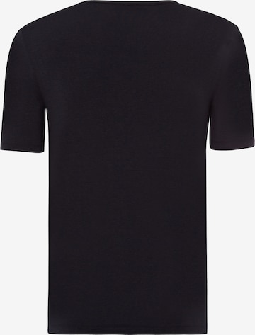 Hanro T-Shirt V-Neck ' Natural Function ' in Schwarz
