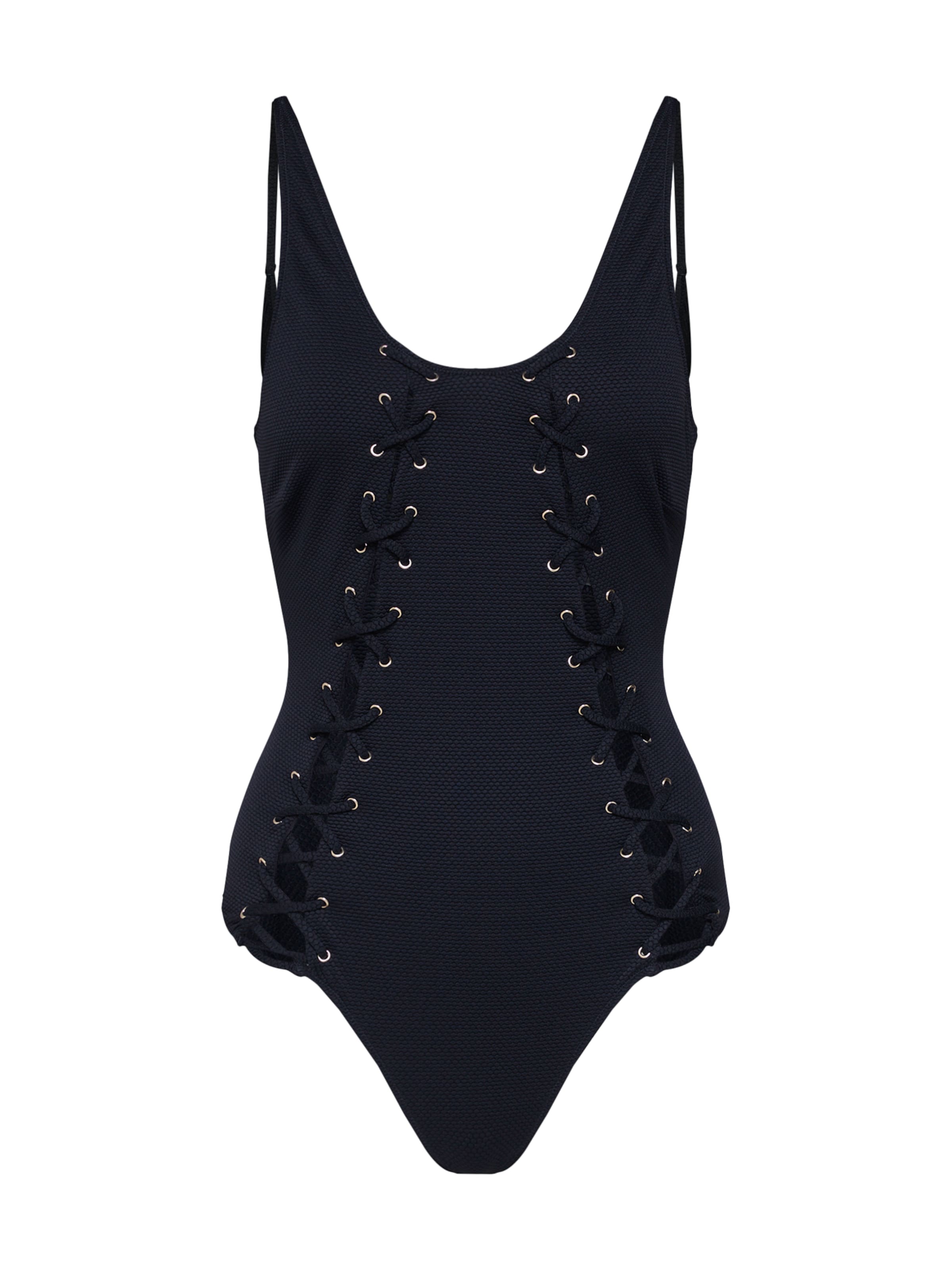 GUESS - Badpak 'ONE PIECE' in de kleur Zwart