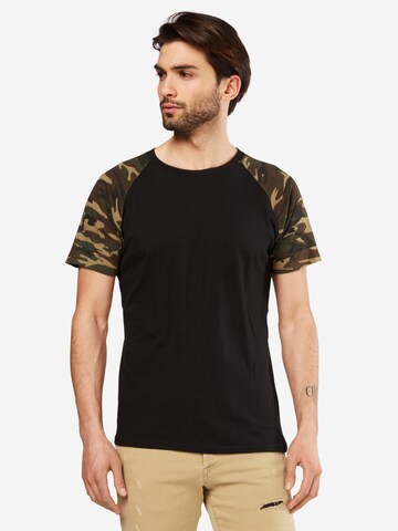 Urban Classics - Camiseta en negro: frente