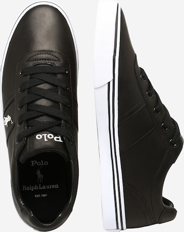 Polo Ralph Lauren Platform trainers 'HANFORD' in Black: side