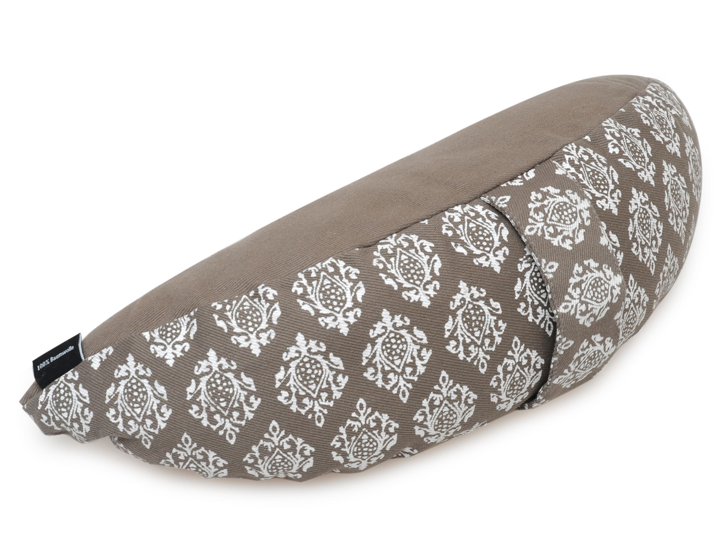 Yogishop Kissen in Weiß: Vorderseite