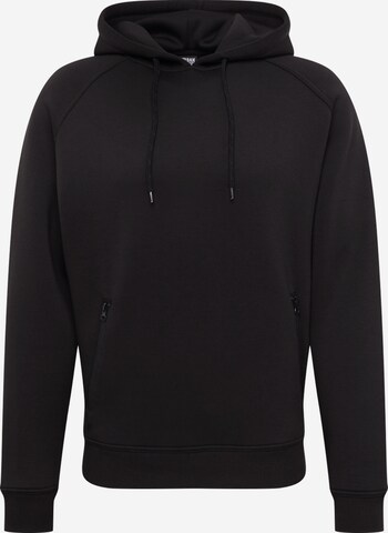 Urban Classics - Sudadera en negro: frente