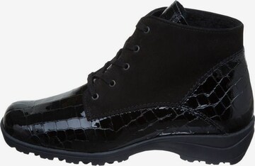 SEMLER Lace-Up Ankle Boots in Black