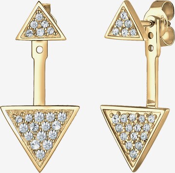 ELLI Ohrringe 'Double Studs' in Gold