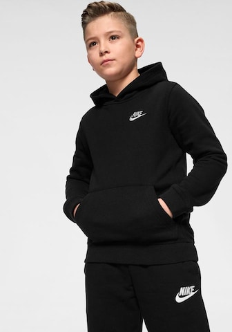 Nike SportswearSweater majica - crna boja: prednji dio