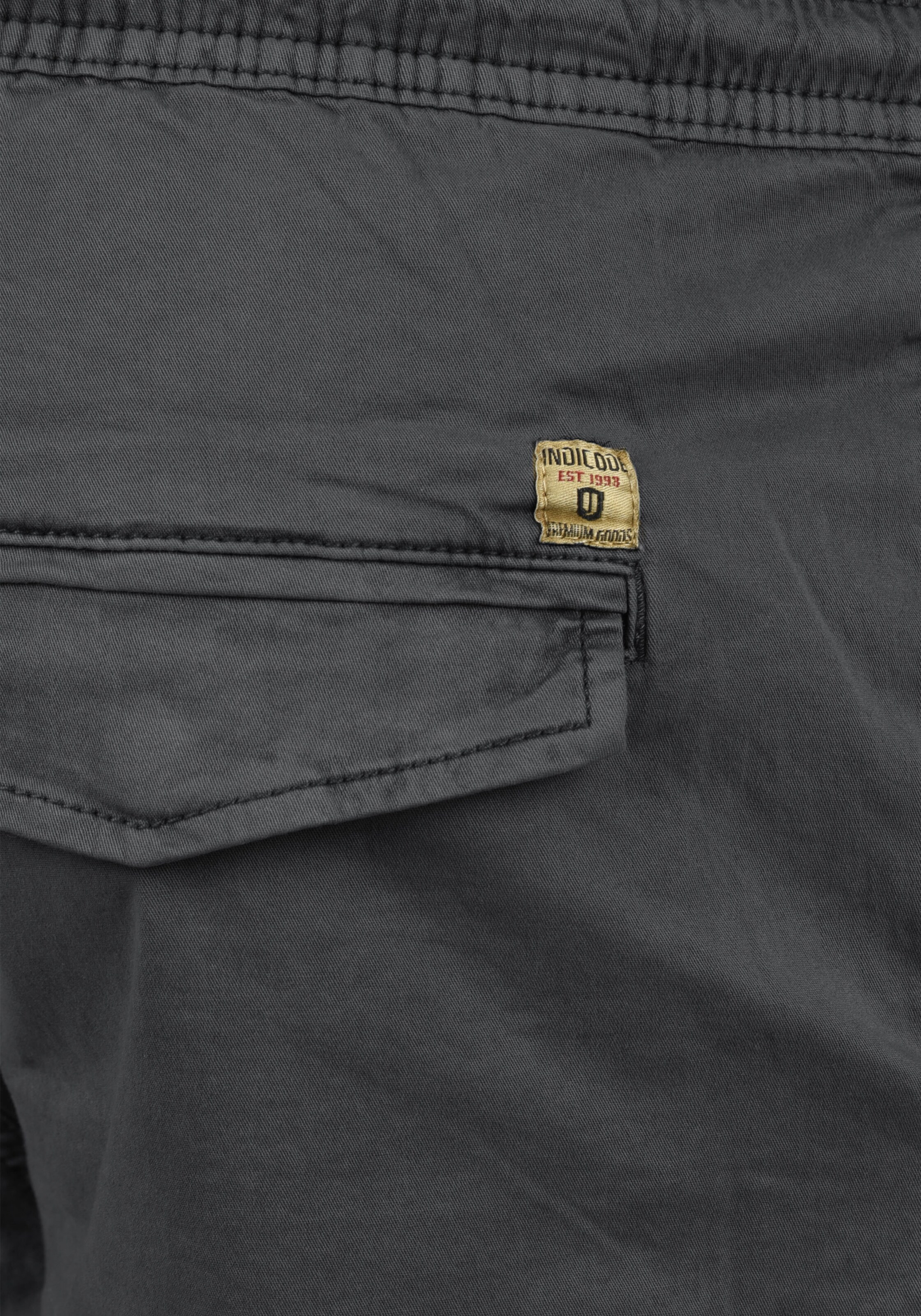 INDICODE JEANS Regular Chinoshorts 'IDAbbey' in Grau