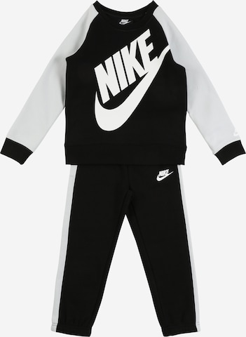Nike SportswearJogging komplet 'Futura Crew' - crna boja: prednji dio