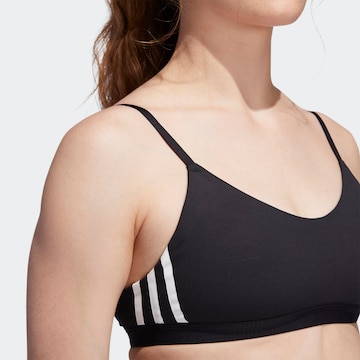ADIDAS SPORTSWEAR Bustier Športni nederček | črna barva