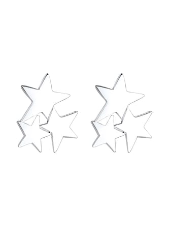 ELLI Ohrringe 'Astro' Sterne in Silber