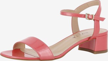 EVITA Strap Sandals 'Daria' in Pink: front