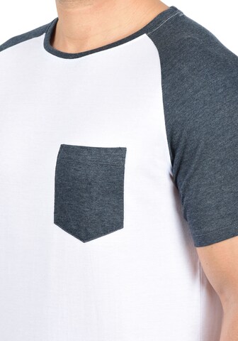 T-Shirt 'Gresham' INDICODE JEANS en blanc