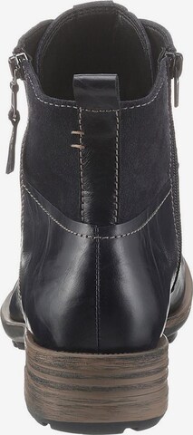 JOSEF SEIBEL Lace-Up Ankle Boots 'Sandra' in Blue