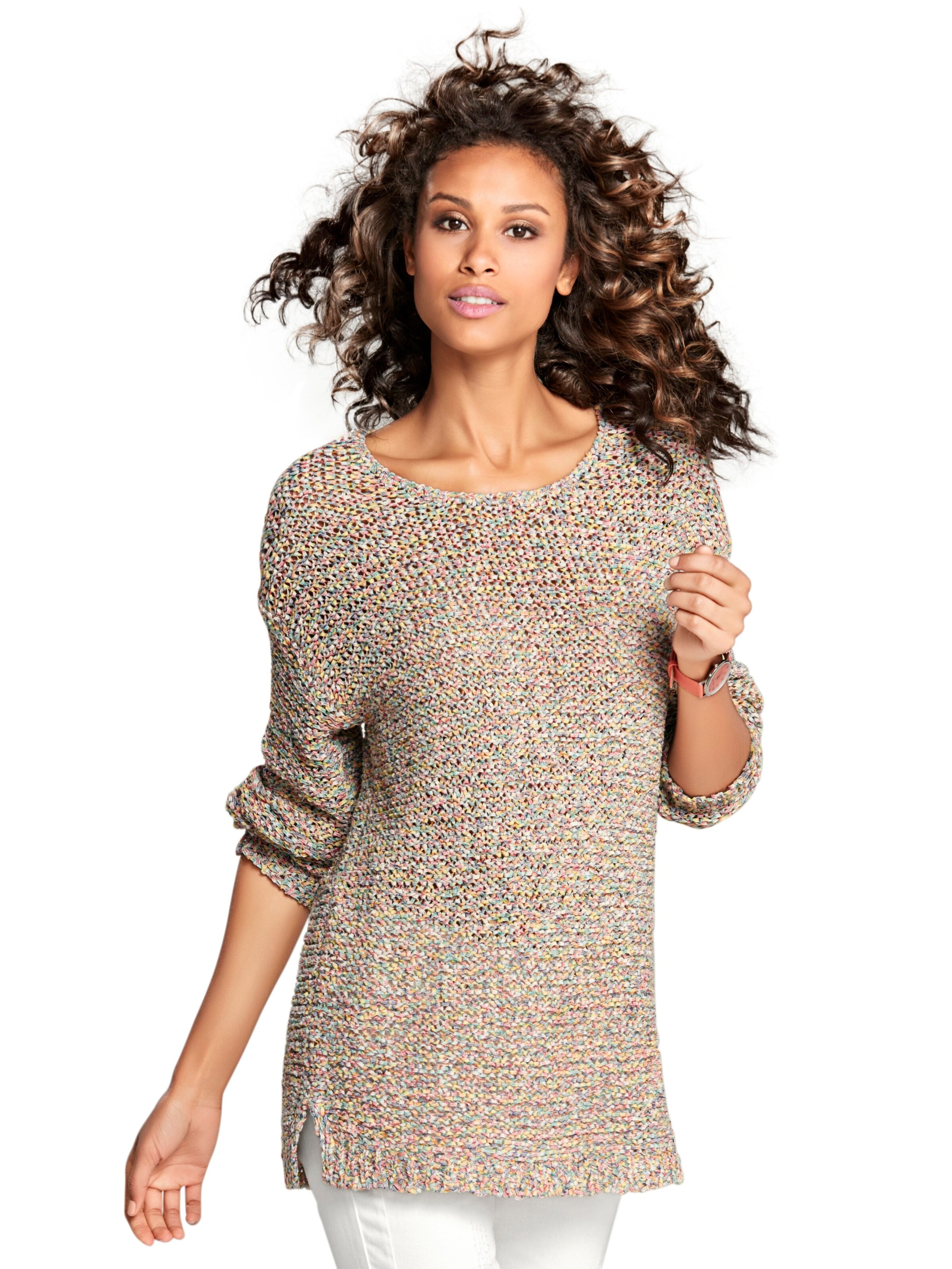 heine Sweter w kolorze mieszane kolory: przód