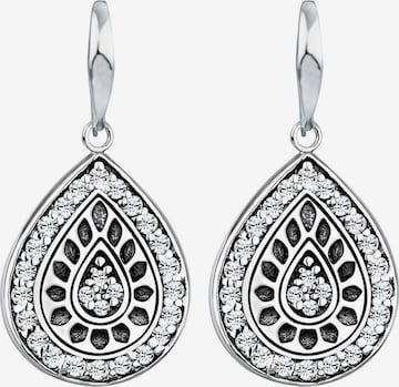 Boucles d'oreilles 'Ornament' ELLI en argent : devant