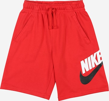 Nike Sportswear Broek in Rood: voorkant