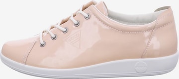 Chaussure de sport à lacets 'Soft 2.0' ECCO en rose