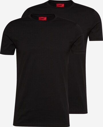 T-Shirt 'Round' HUGO en noir : devant