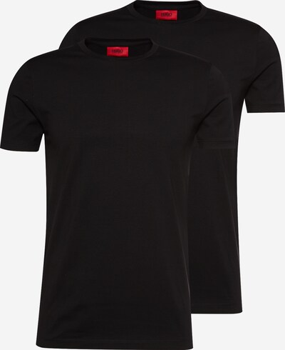 HUGO Majica 'Round' | črna barva, Prikaz izdelka