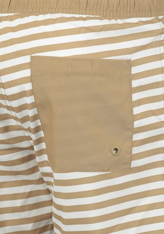 BLEND Board Shorts 'Leo' in Beige