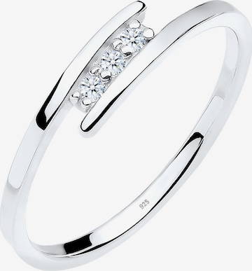 Elli DIAMONDS Ring in Silver: front