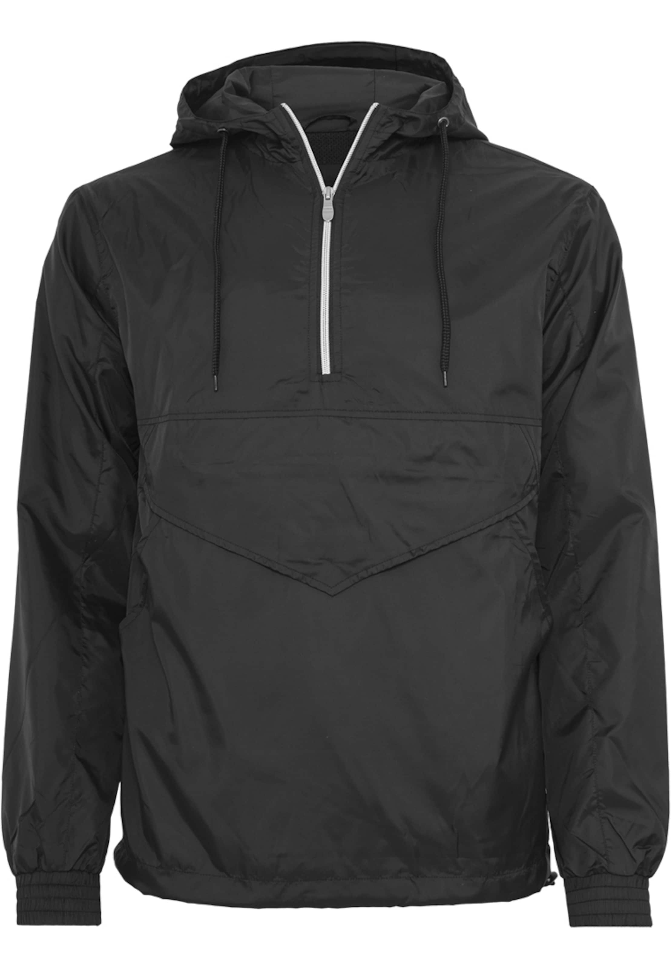 Urban Classics Between-season jacket 'Windbreaker' in Black: front