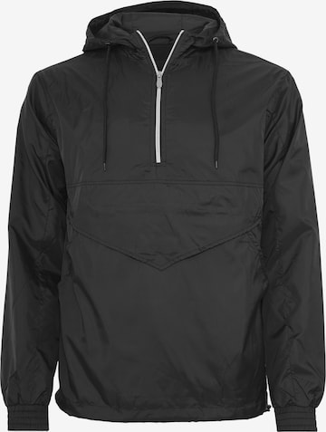Urban Classics Демисезонная куртка 'Windbreaker' в Черный: спереди