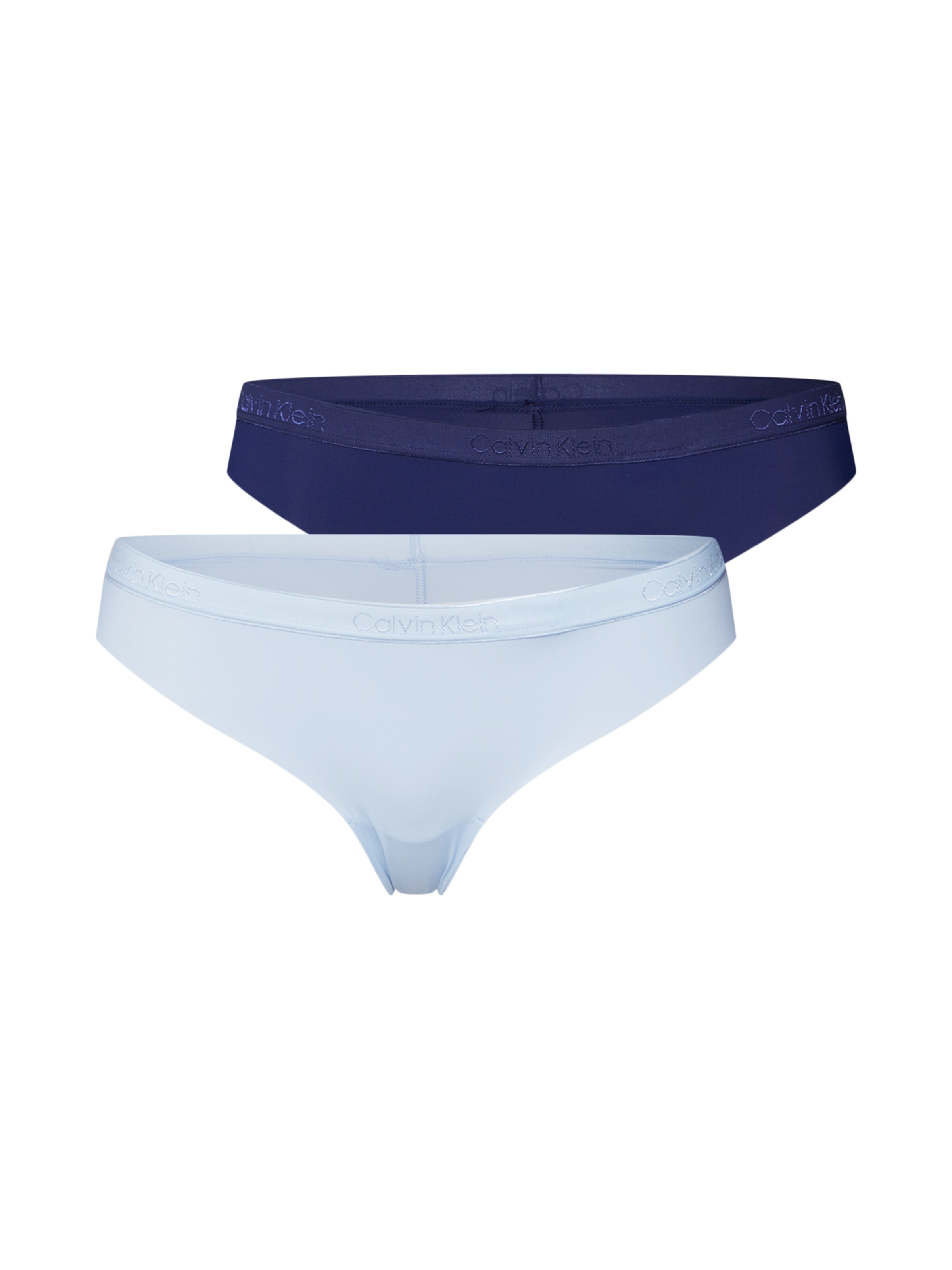 Calvin Klein Underwear - String in de kleur Lichtblauw