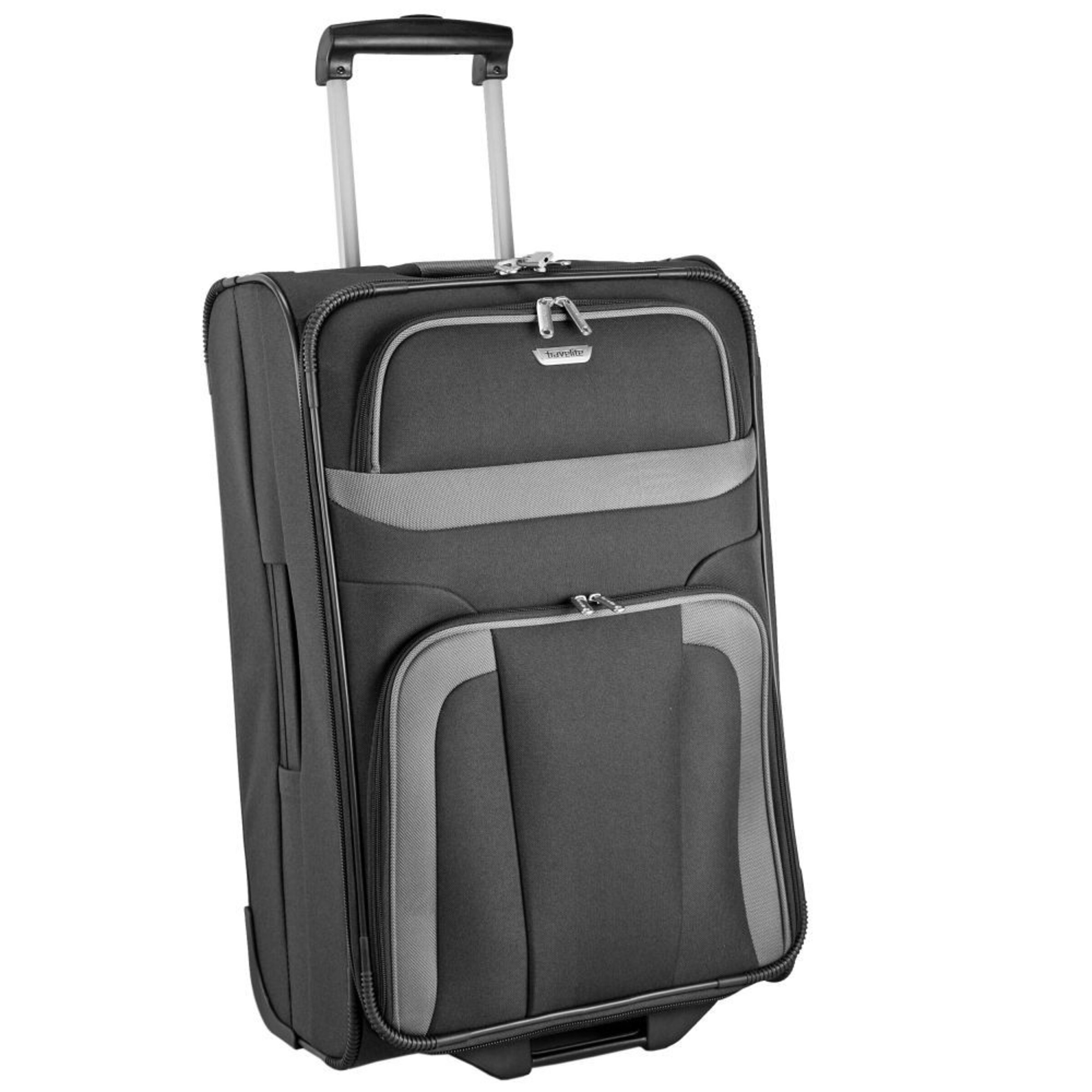 TRAVELITE Trolley 'Orlando' in Zwart: voorkant