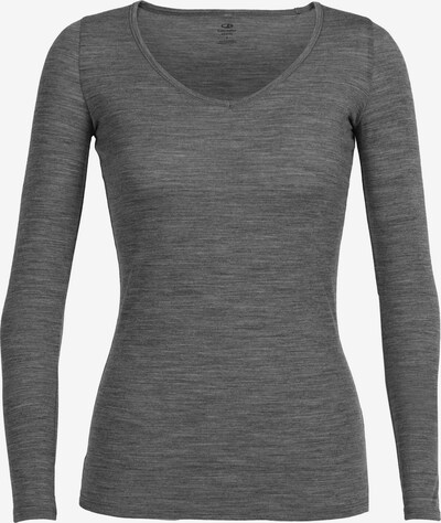 ICEBREAKER Base Layer 'Siren' en gris foncé, Vue avec produit