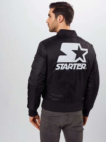 Starter Black Label Regular fit Tussenjas in Zwart