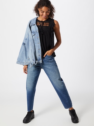 VERO MODA Top 'MASTA' in Schwarz