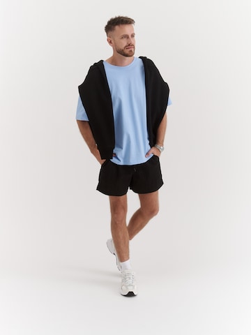 Light Blue Oversized Shirt Look