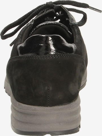 WALDLÄUFER Athletic Lace-Up Shoes in Black