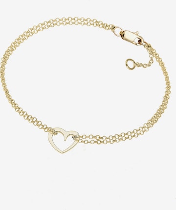 ELLI PREMIUM Bracelet 'Herz' in Gold