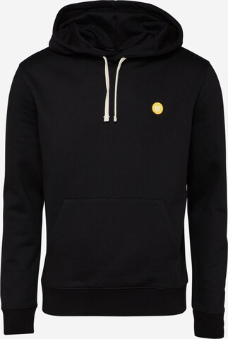 WOOD WOOD - Sweatshirt 'Ian' em preto: frente