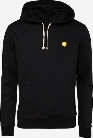 Sweat-shirt WOOD WOOD en noir : devant