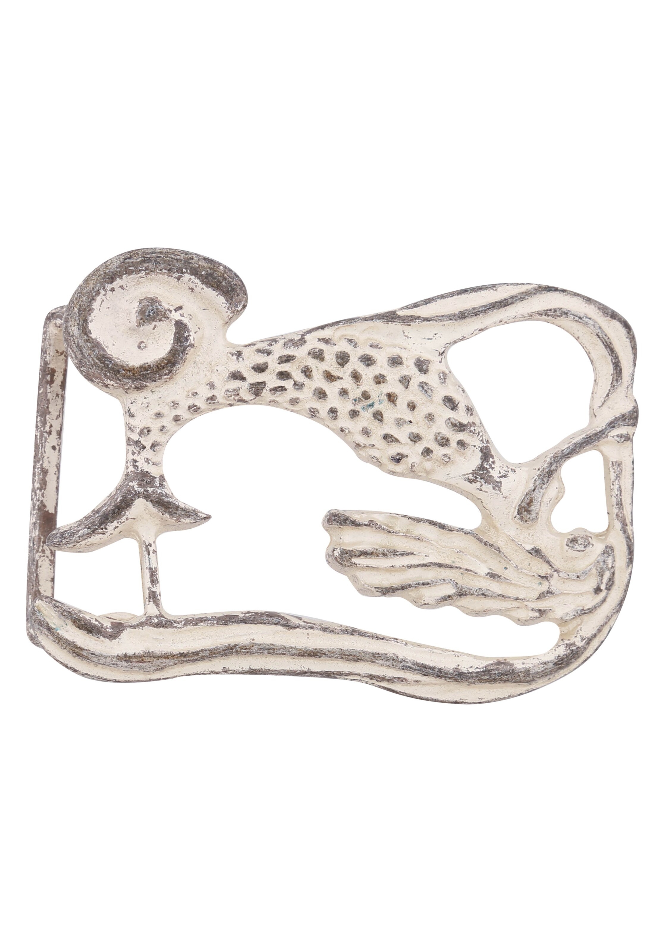 RETTUNGSRING by showroom 019° Belt in Silver: front