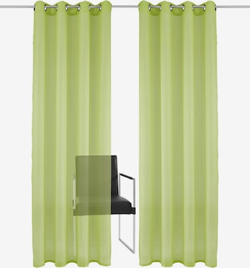 MY HOME Curtains & Drapes in Green: front